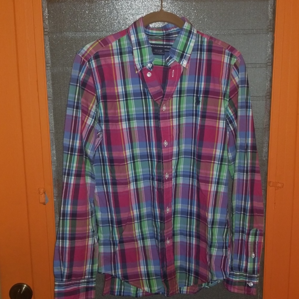 Ralph Lauren Madras buttondown.